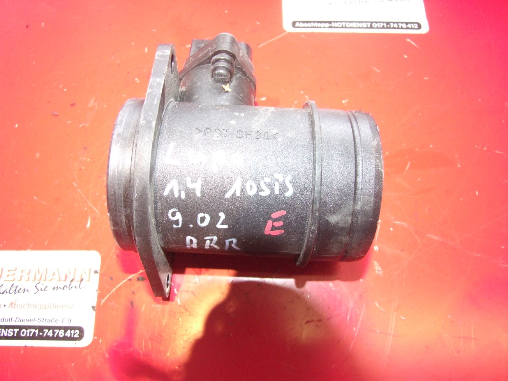 Luftmassenmesser aus VW Lupo Bosch 0280218056 / 036906461A (gebraucht)