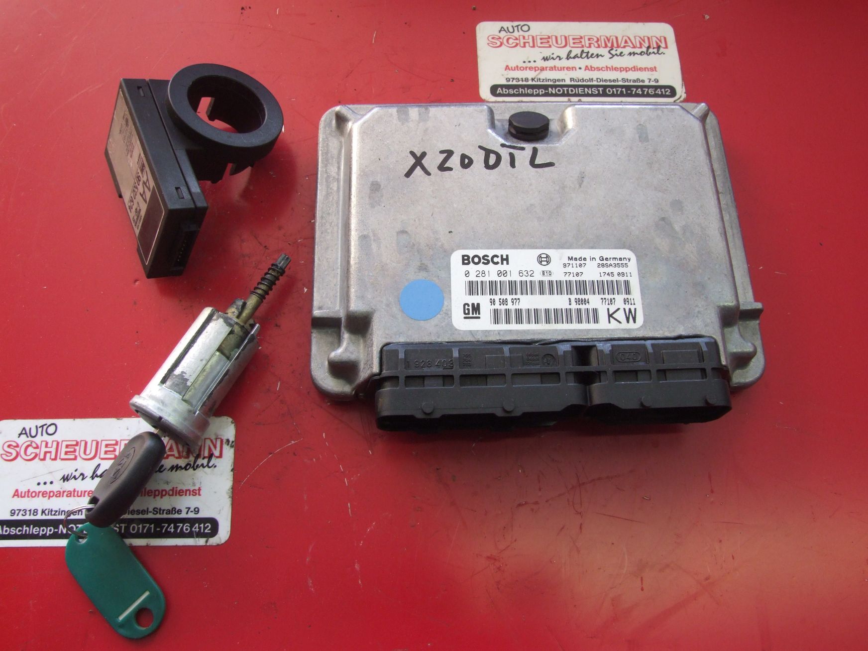 Steuergerät aus Opel Vectra B Caravan Bosch 0281001632 / 90508977 (gebraucht)
