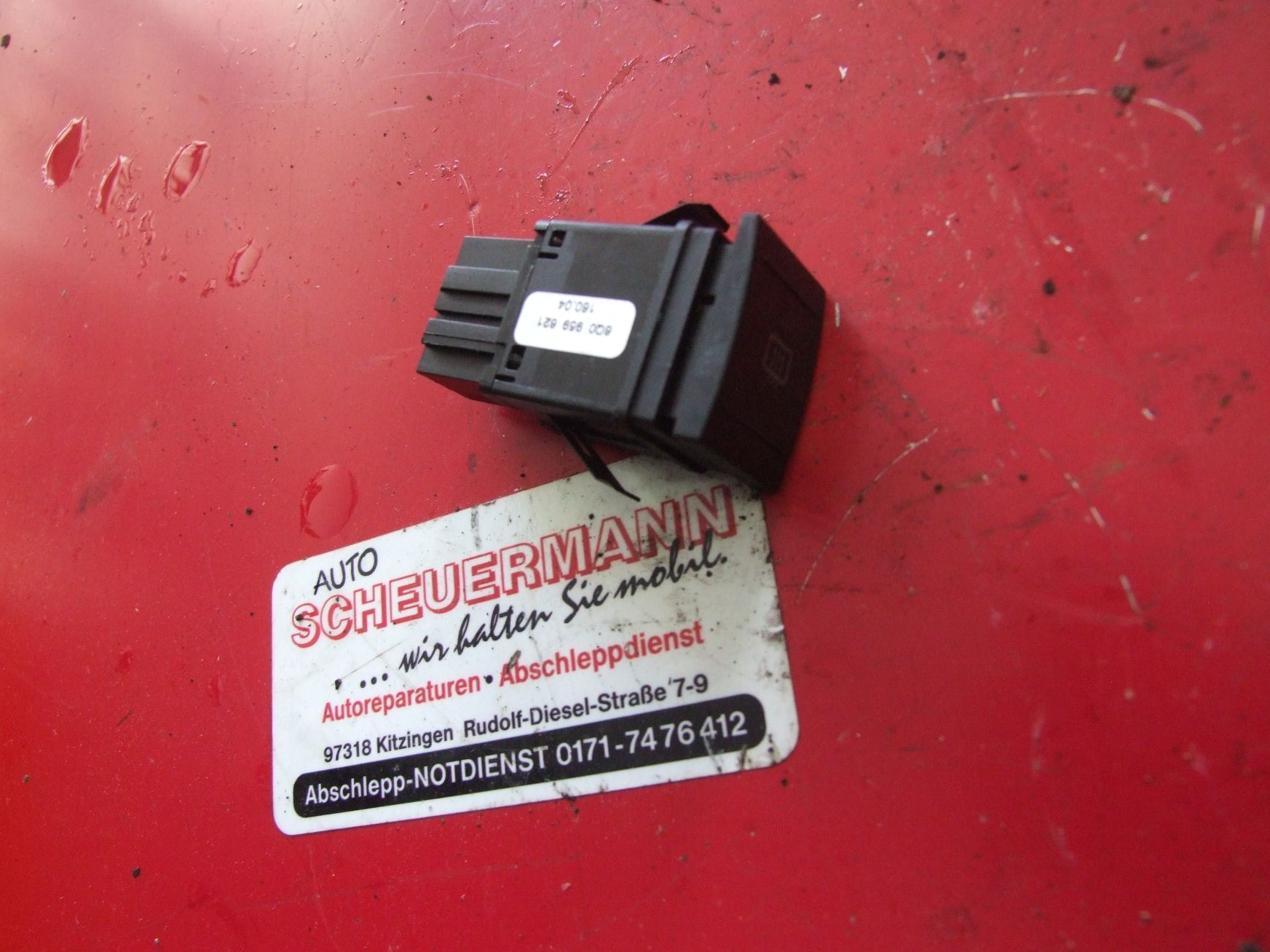 Schalter Heckscheibe aus VW Polo 9N VAG / 6Q0959621 (gebraucht)