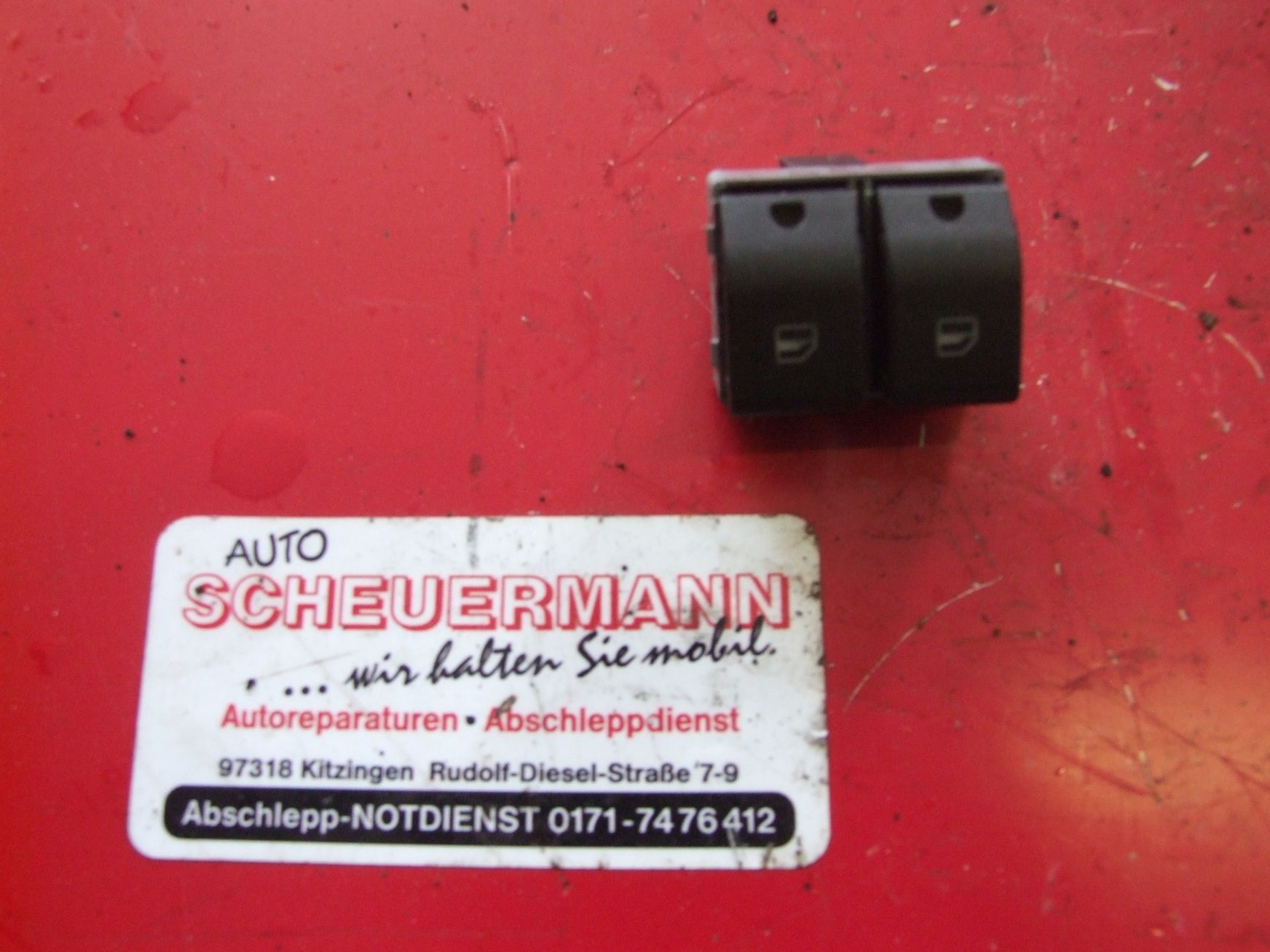Schalter Fensterheber aus VW Polo 9N VAG / 6Q0959858A (gebraucht)
