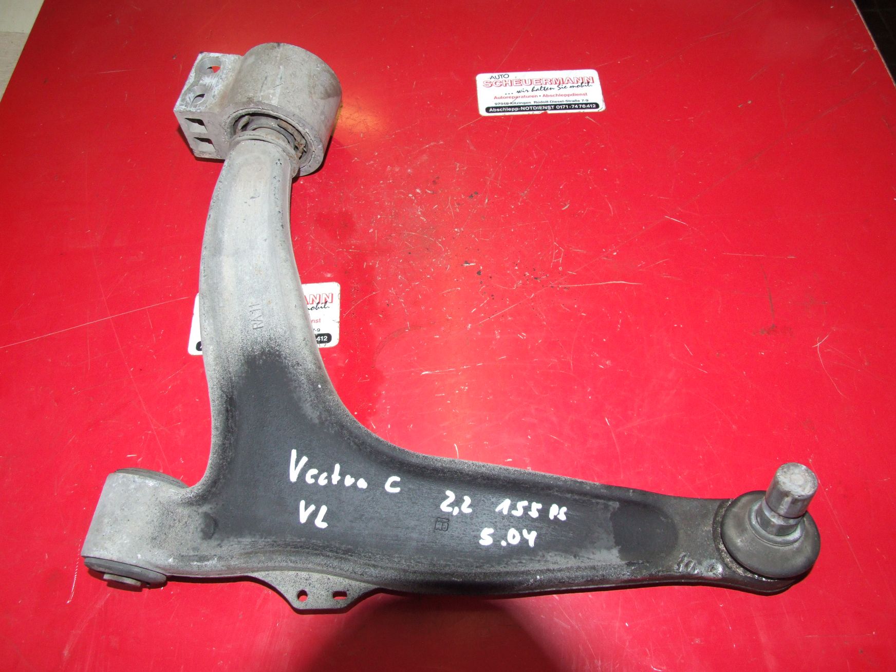 Querlenker aus Opel Vectra C Schrägheck GM / 24413015 (gebraucht)