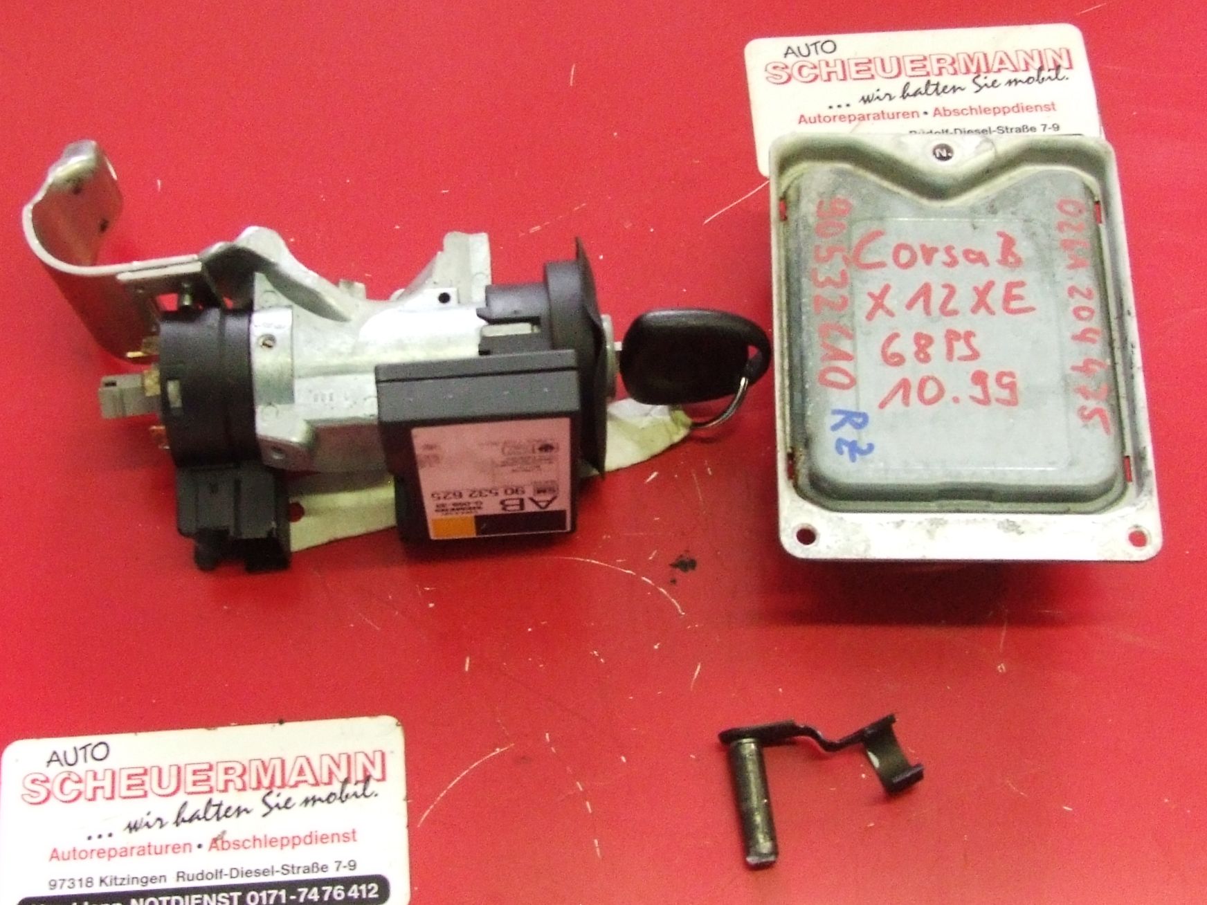 Steuergerät aus Opel Corsa B Bosch 0261204475 / 90532610RZ (gebraucht)