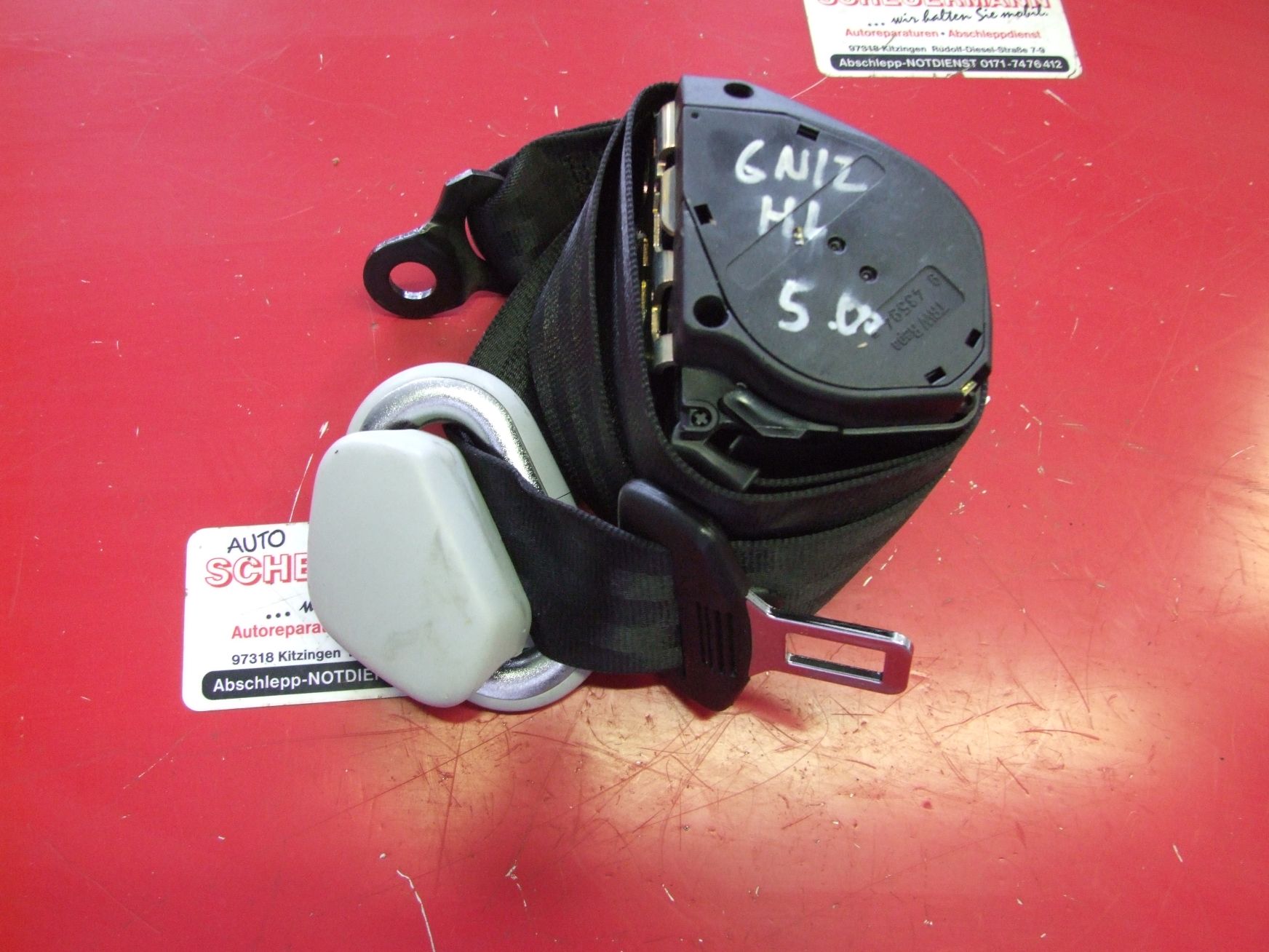 Sicherheitsgurt aus VW Polo 6N 2 VAG / 6N0857805A (gebraucht)