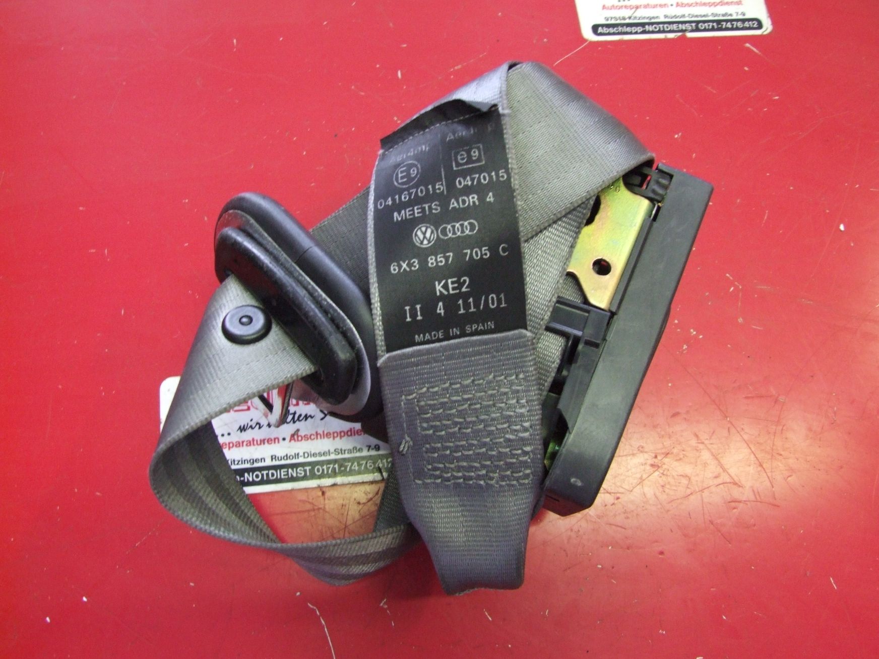 Sicherheitsgurt aus VW Lupo VAG / 6X0857805G (gebraucht)