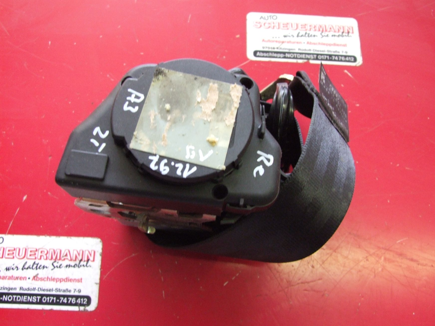 Sicherheitsgurt aus Audi A3 VAG / 8L3857806 (gebraucht)