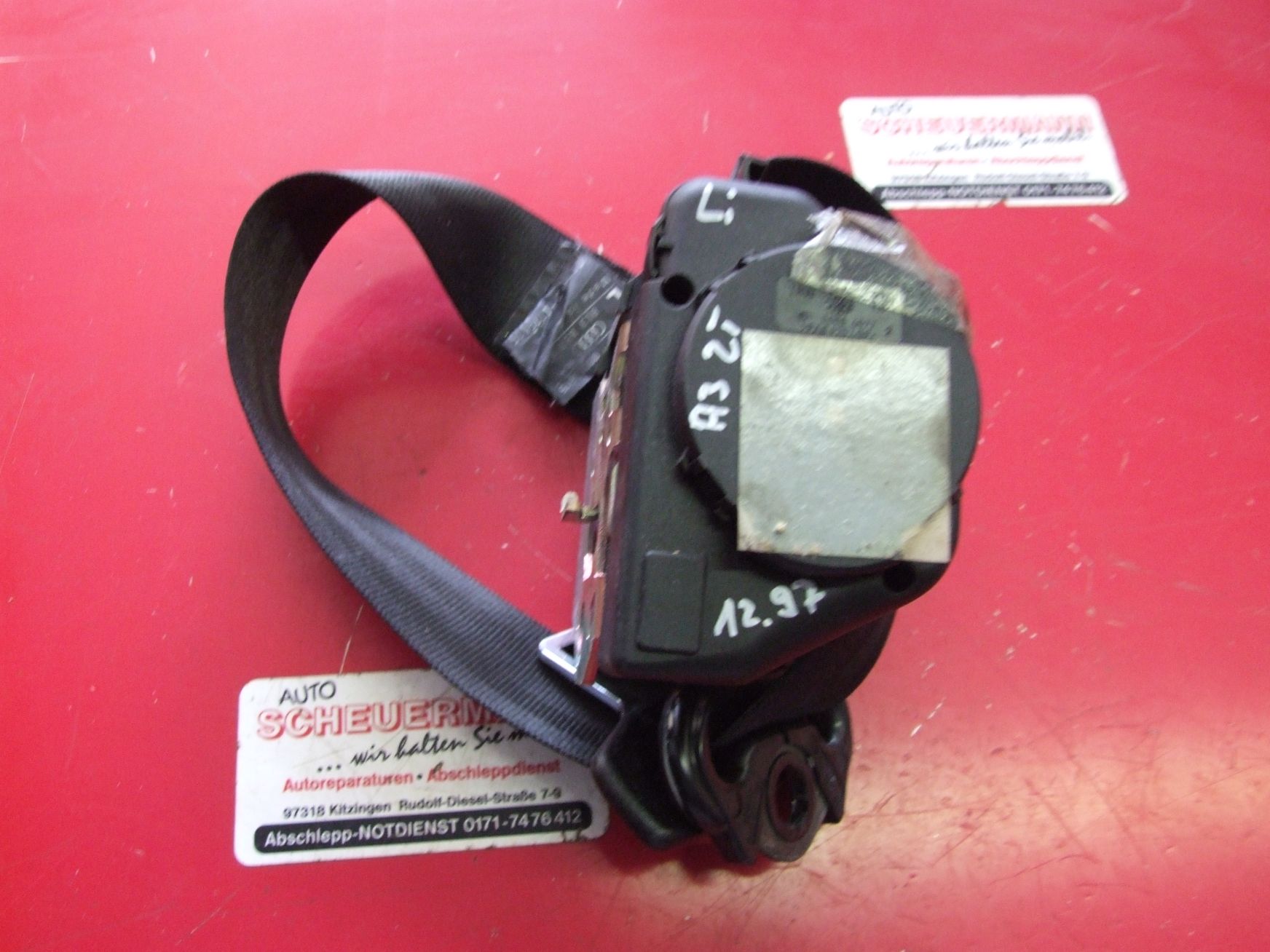 Sicherheitsgurt aus Audi A3 VAG / 8L3857805 (gebraucht)