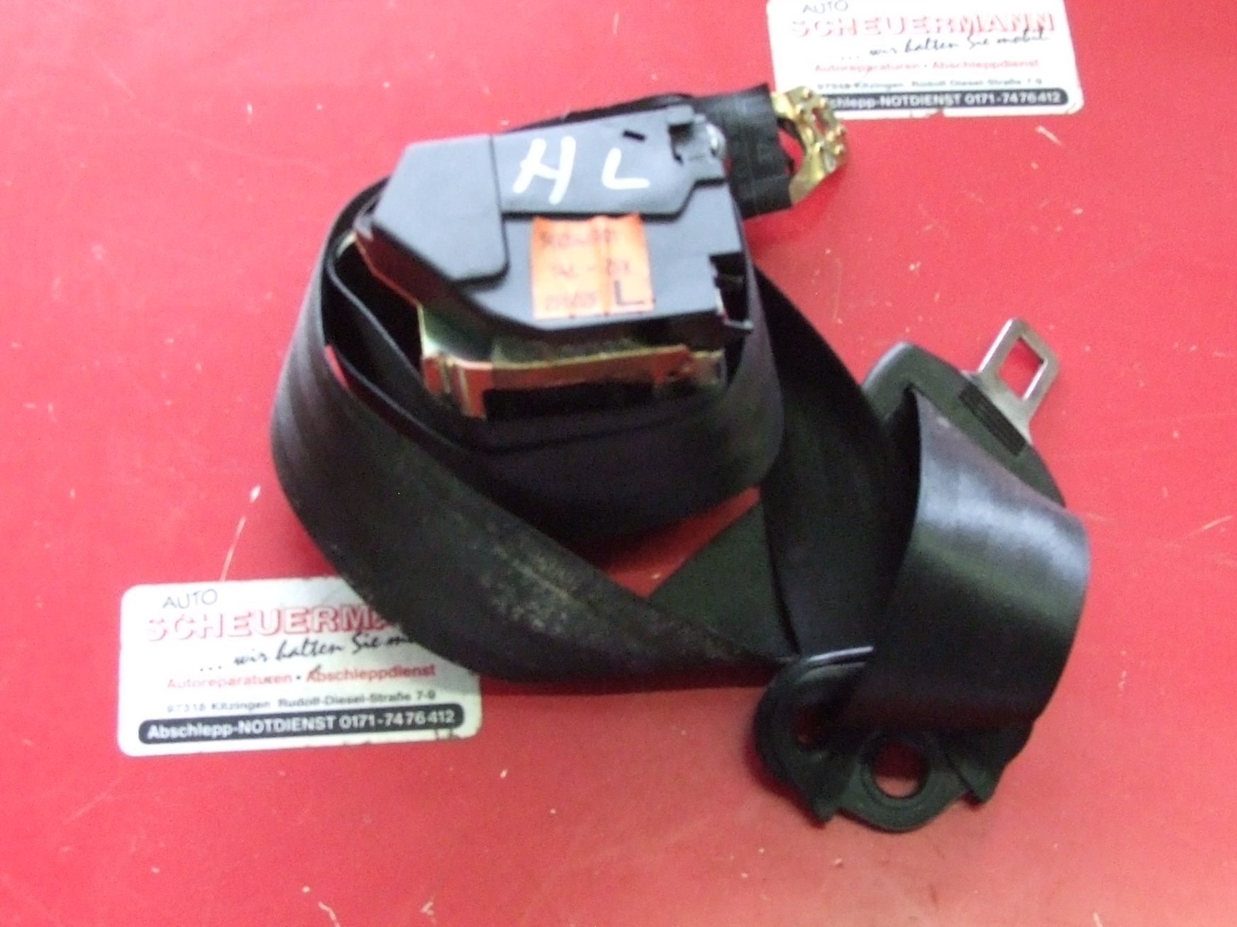 Sicherheitsgurt aus Audi A3 VAG / 8L4857805A (gebraucht)