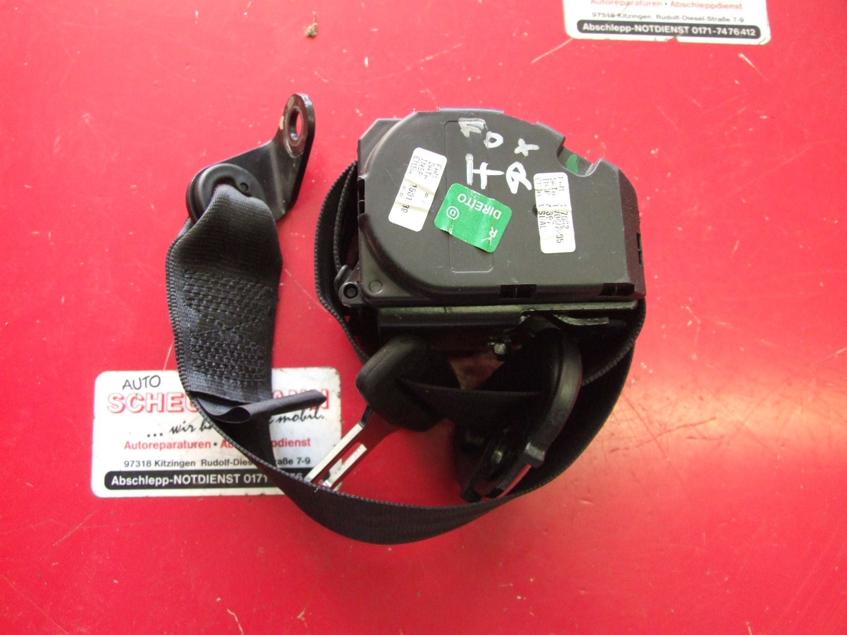 Sicherheitsgurt aus VW Fox VAG / 5Z0857806A (gebraucht)