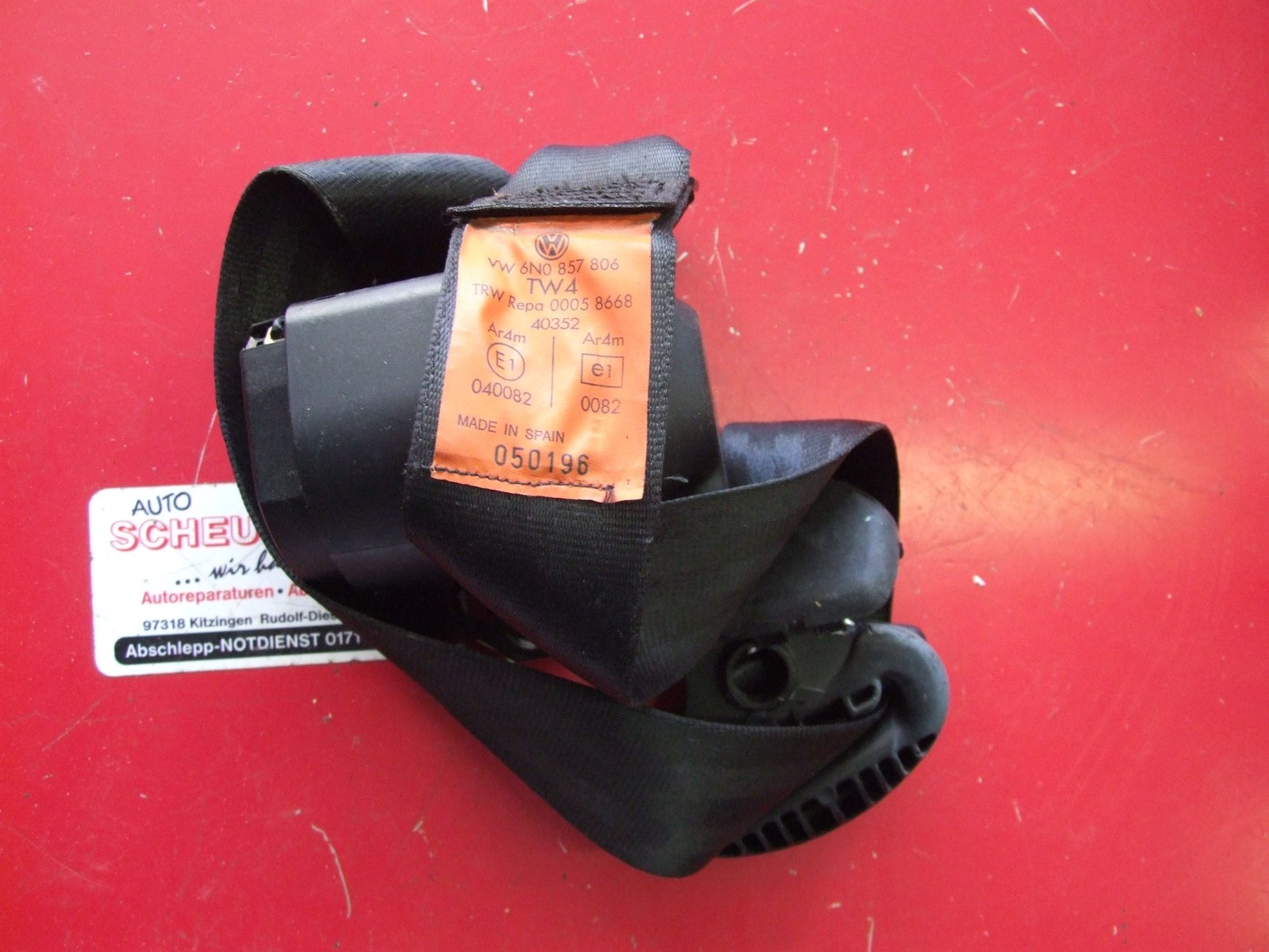 Sicherheitsgurt aus VW Polo 6N VAG / 6N0857806 (gebraucht)