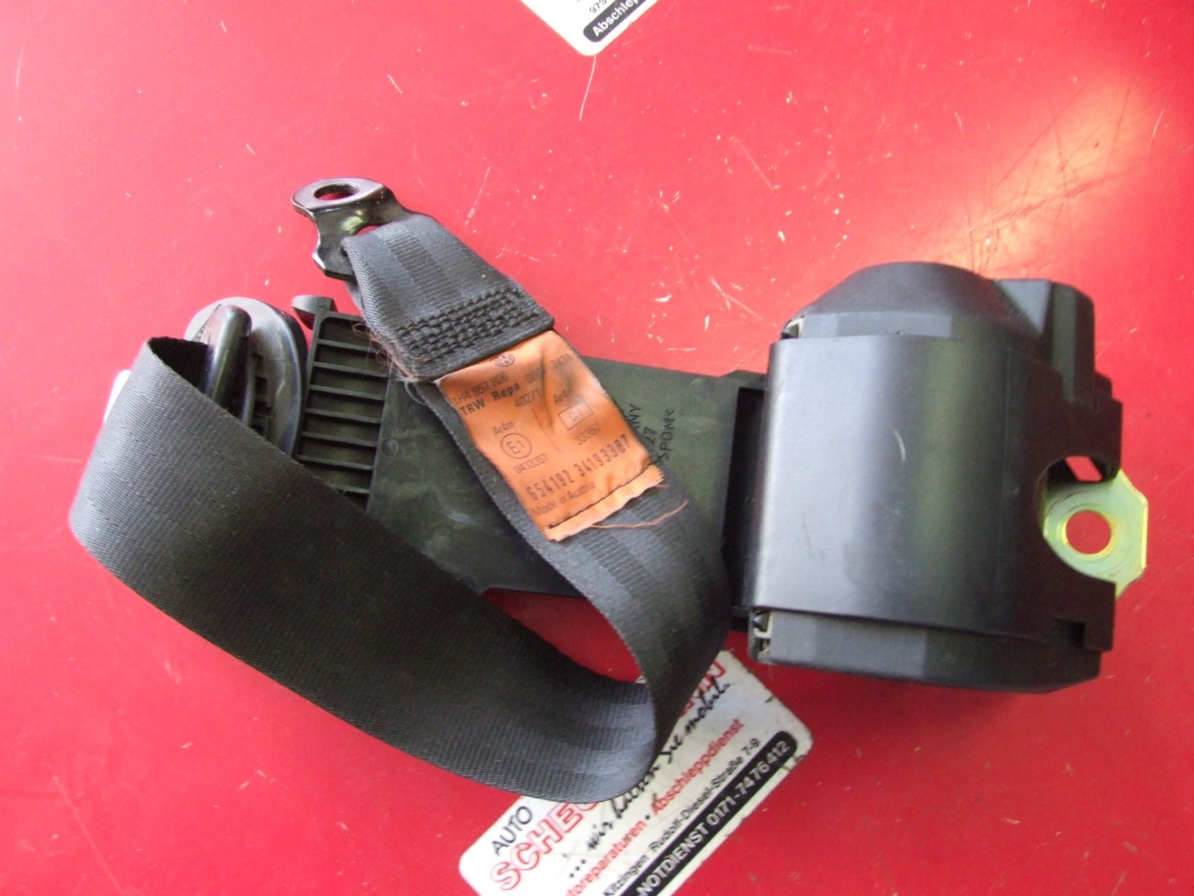 Sicherheitsgurt aus VW Golf 3 TRW / 1H4857806 (gebraucht)