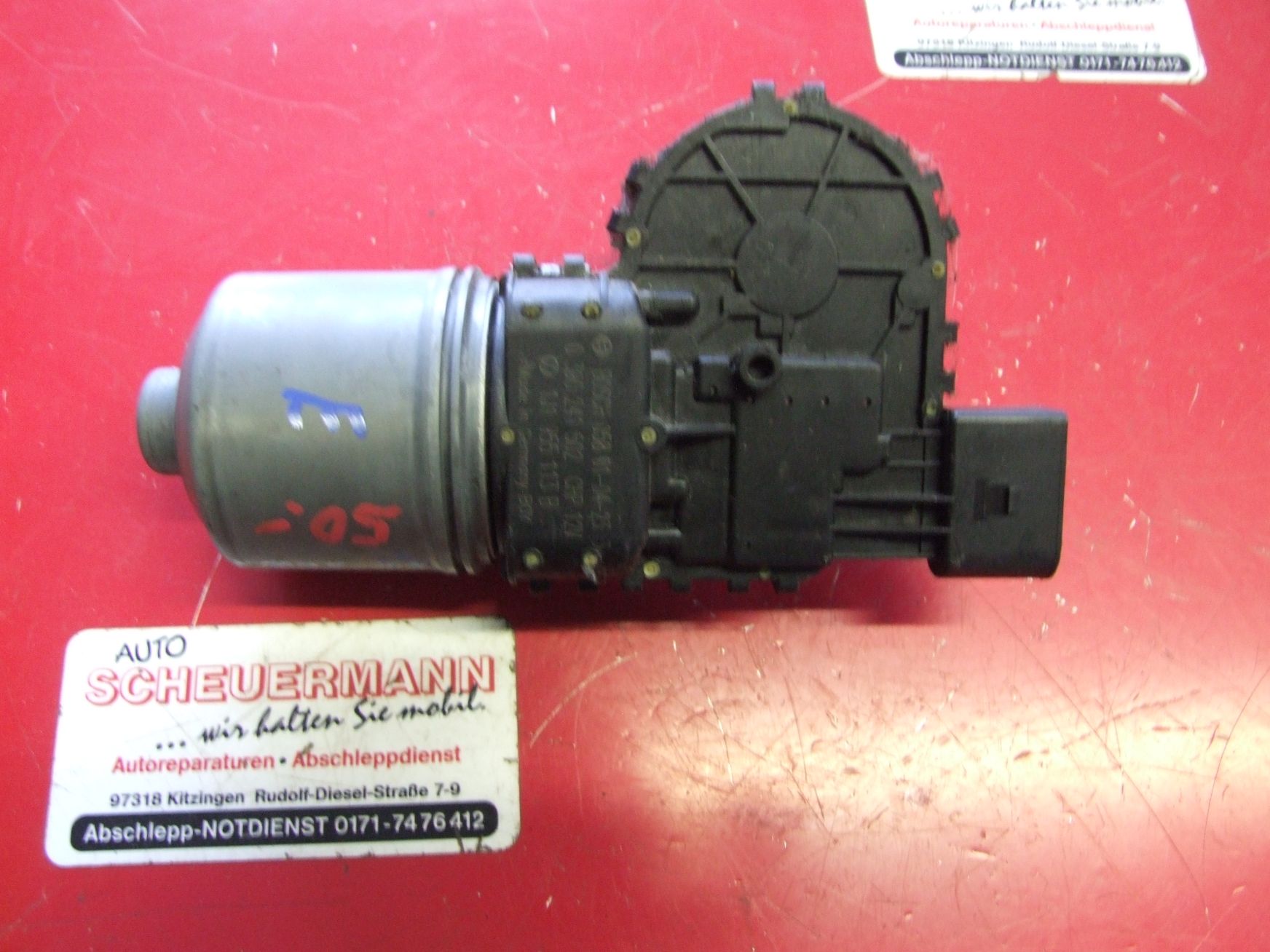 Wischermotor aus Audi A3 Bosch 0390241137 / 1J1955113A (gebraucht)