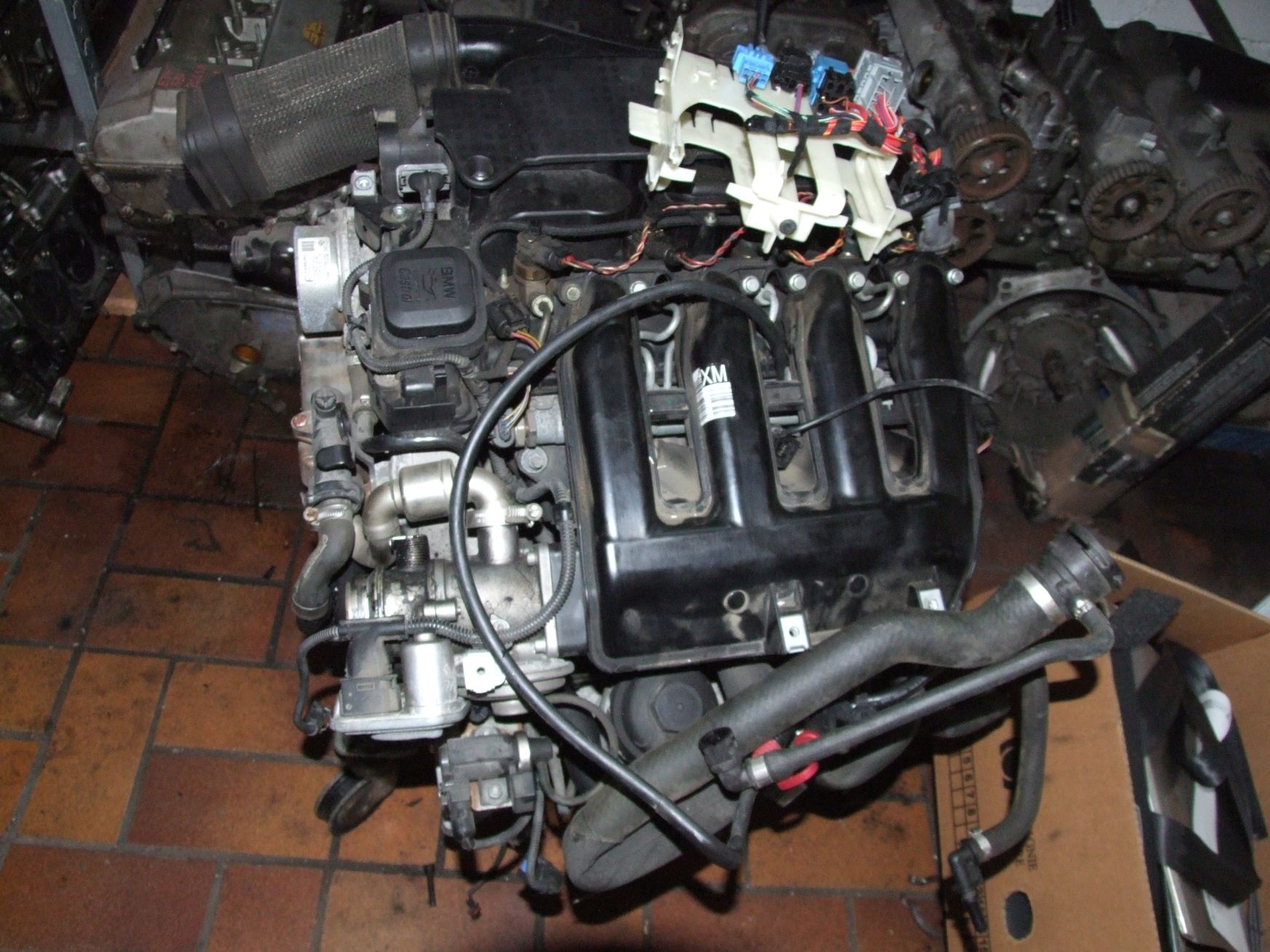 Motor aus BMW E90 Code 204D4 BMW M47 D20 (gebraucht)