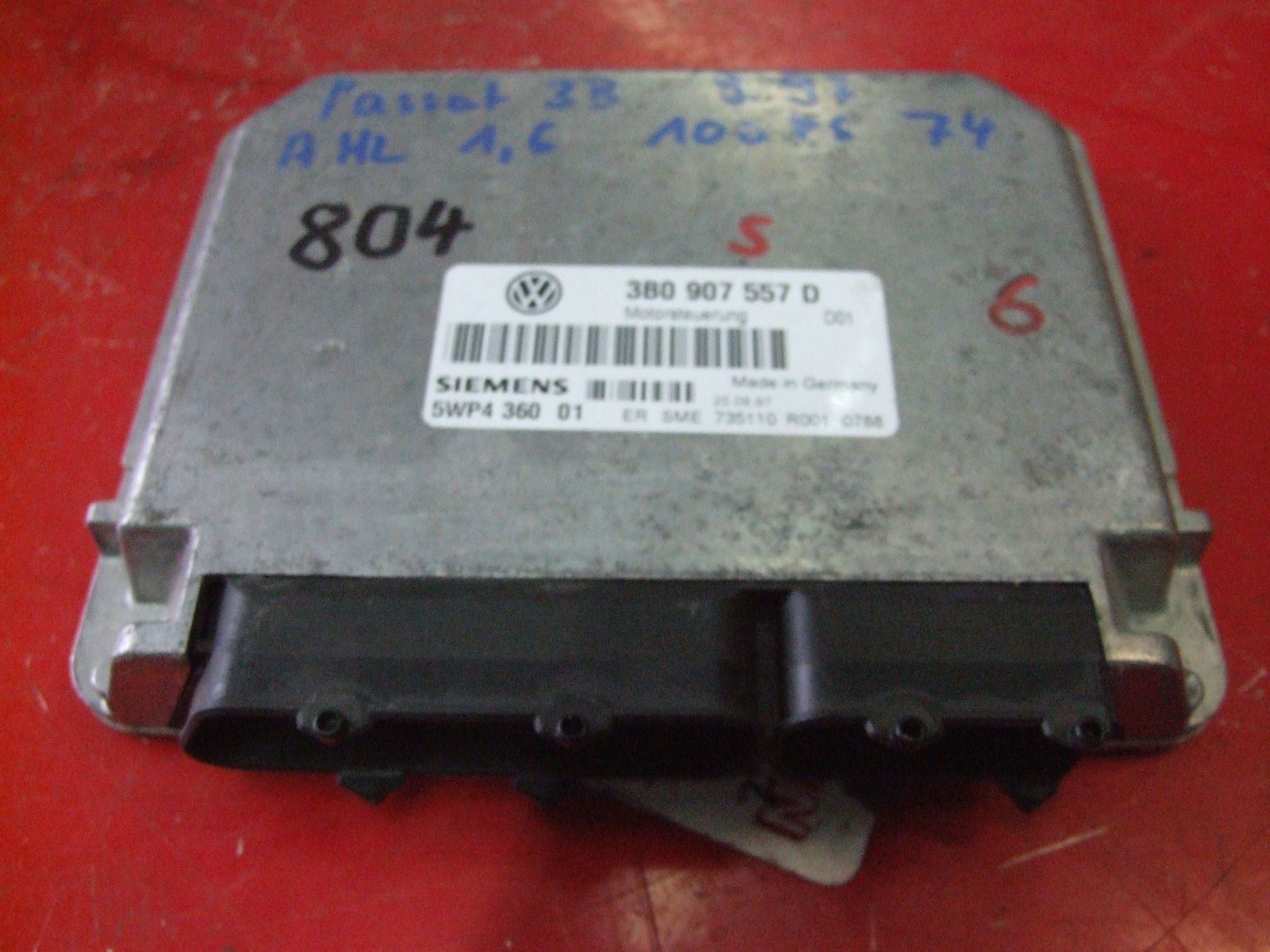 Steuergerät aus VW Passat 3B Siemens 5WP436001 / 3B0907557D (gebraucht)