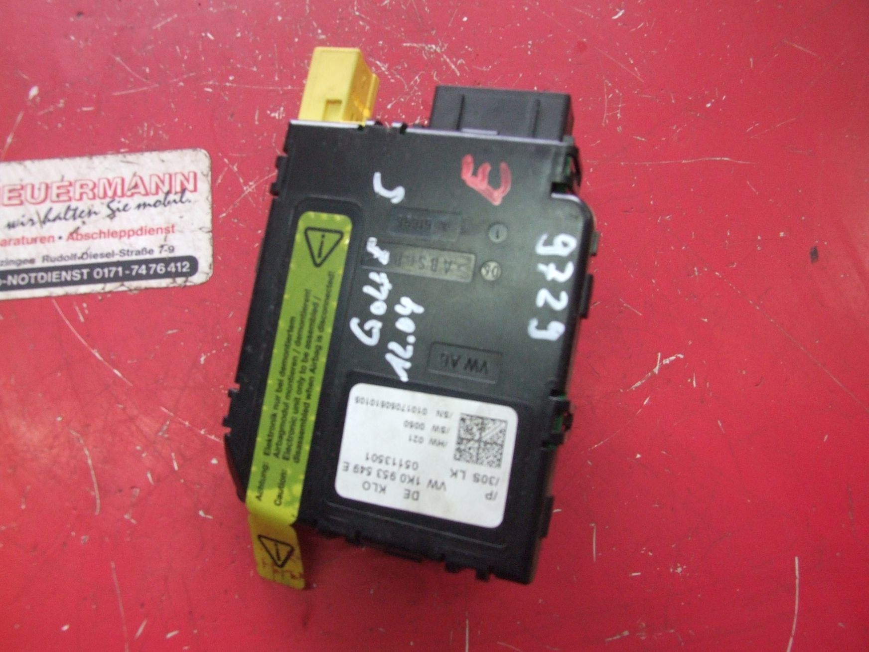 Steuergerät Lenksäule aus VW Golf 5 VAG / 1K0953549E (gebraucht)