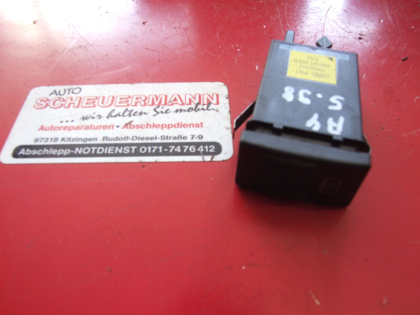 Schalter Heckscheibe aus Audi A4 / 4D0941503B (gebraucht)