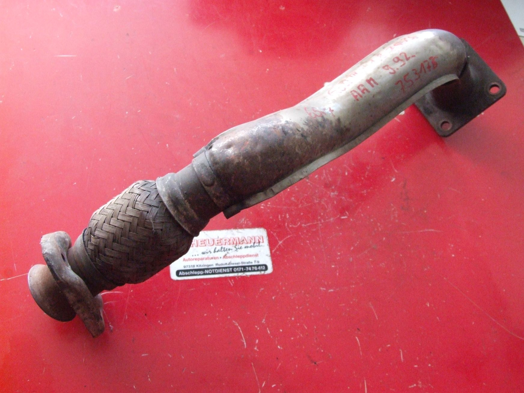 Hosenrohr aus VW Golf 3 753175 / 1H0253087D (gebraucht)