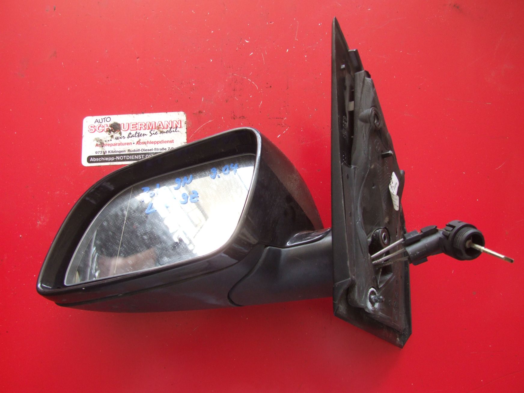 Aussenspiegel aus VW Polo 9N VAG / 6Q1857501J (gebraucht)