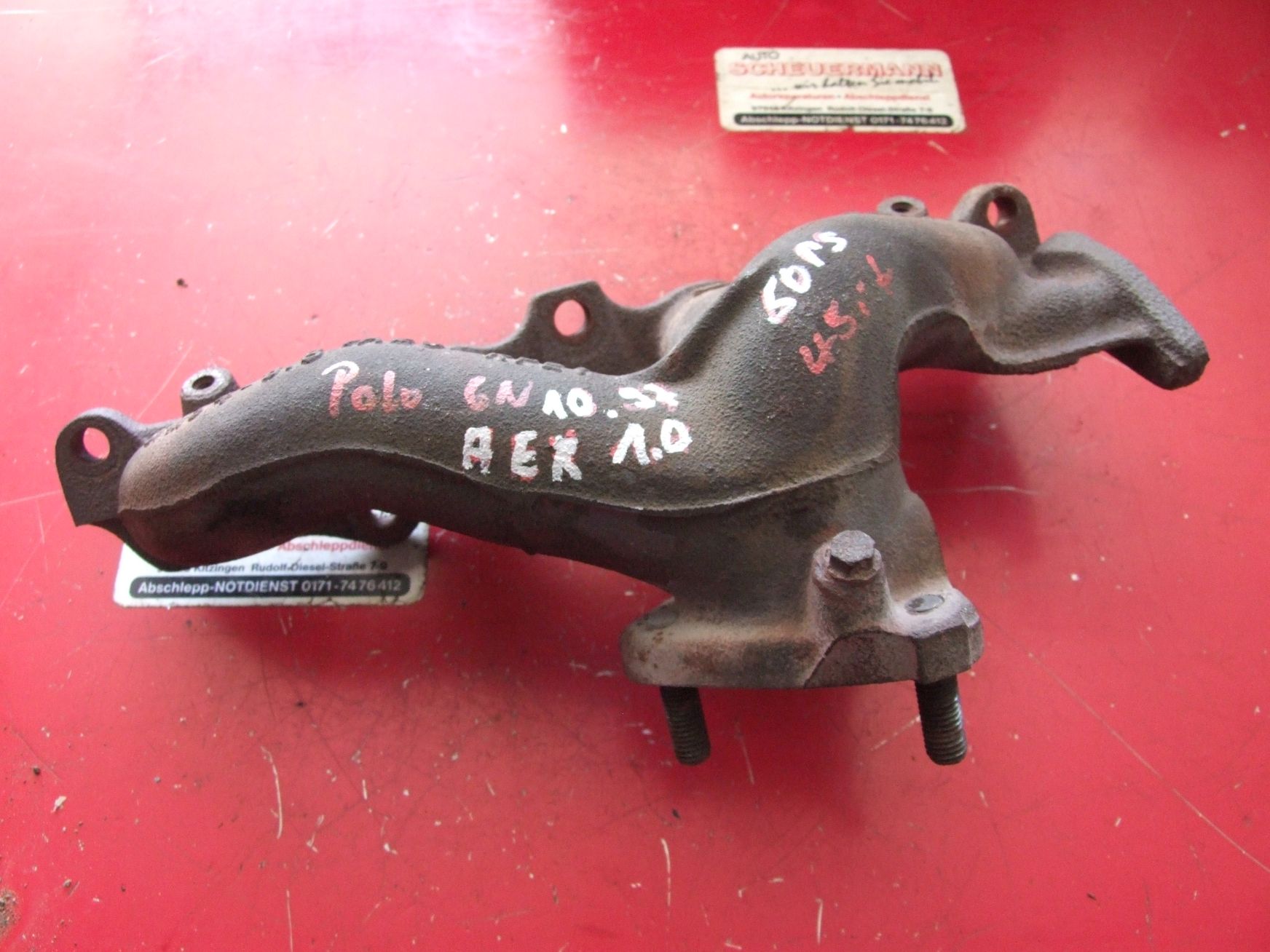 Krümmer aus VW Polo 6N VAG / 030253033G (gebraucht)