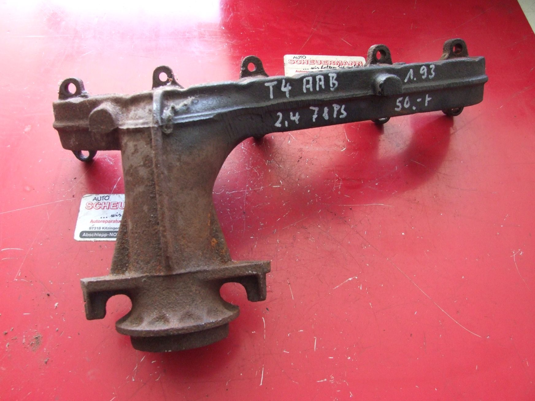 Krümmer aus VW T4 VAG / 074253033C (gebraucht)
