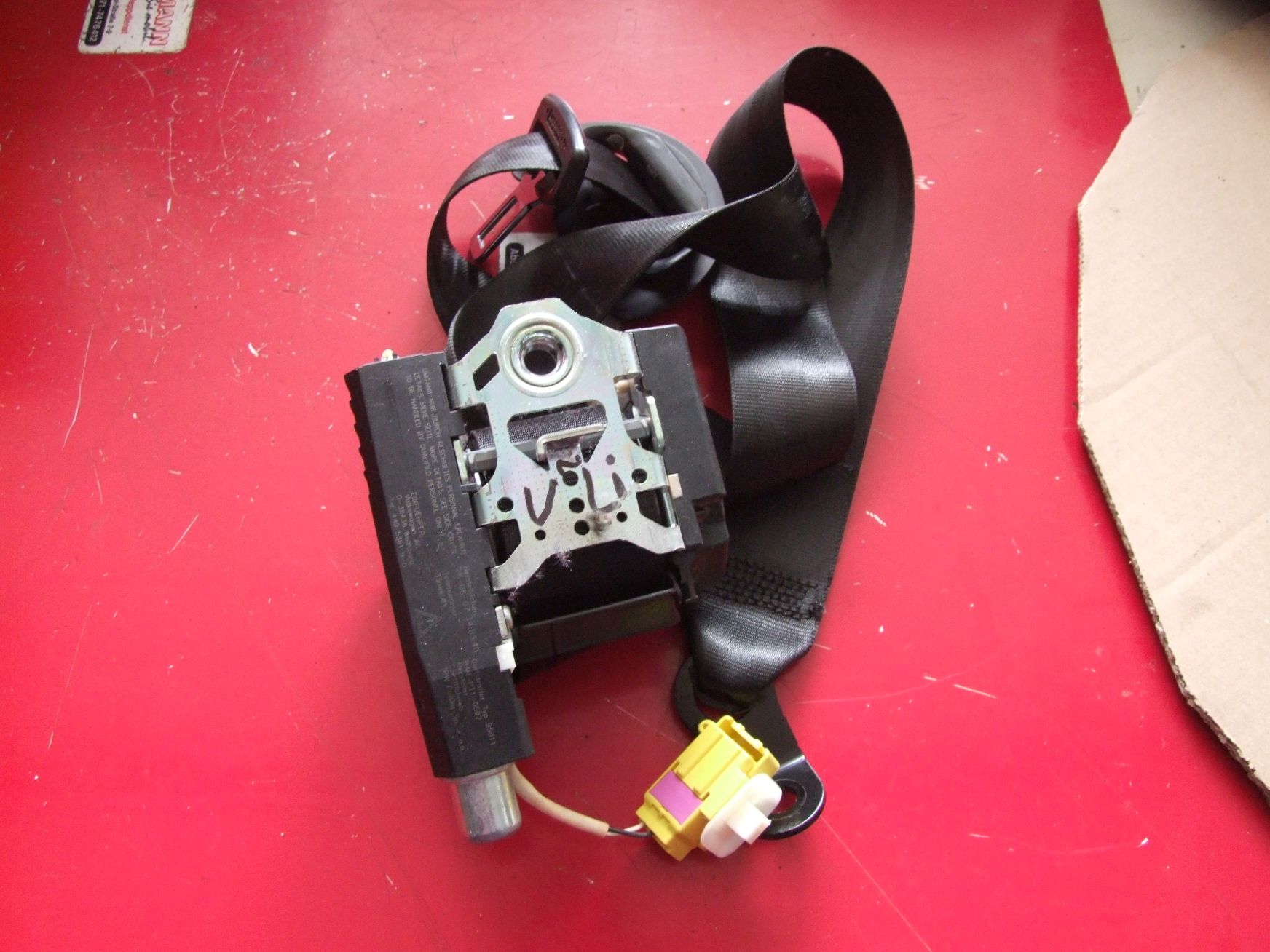 Sicherheitsgurt aus VW Touran TRW RAA / 1T1857705A (gebraucht)