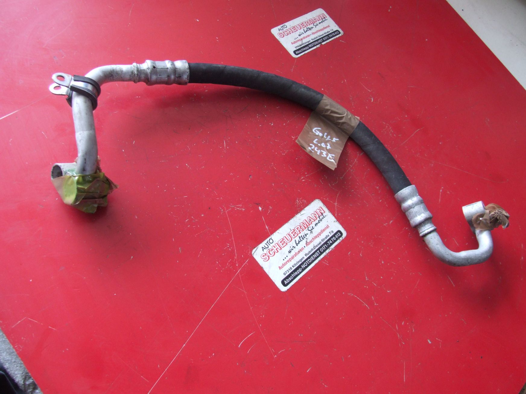 Klimaleitung aus VW Golf 5 VAG / 1K0820721C (gebraucht)