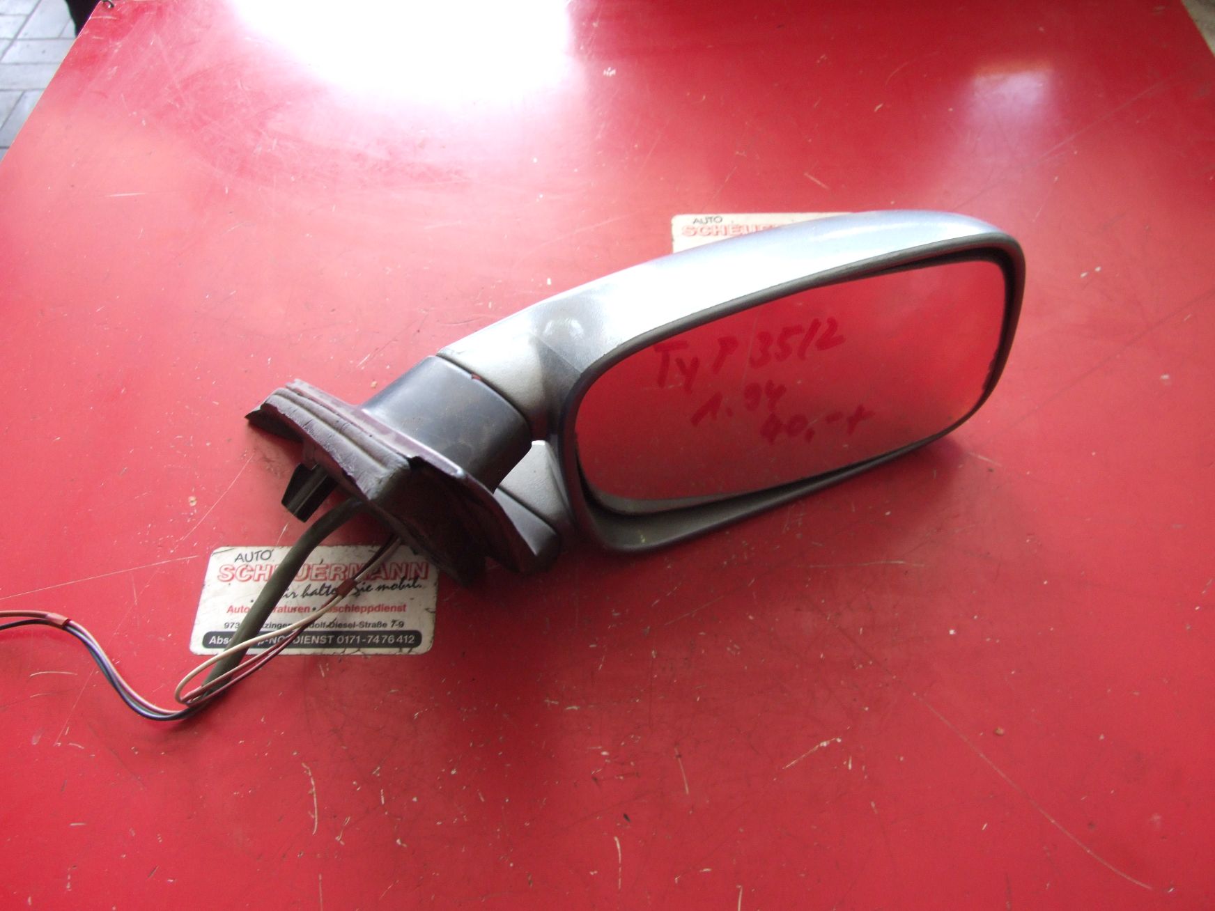 Aussenspiegel aus VW Typ 35/2 VAG / 357857502G (gebraucht)