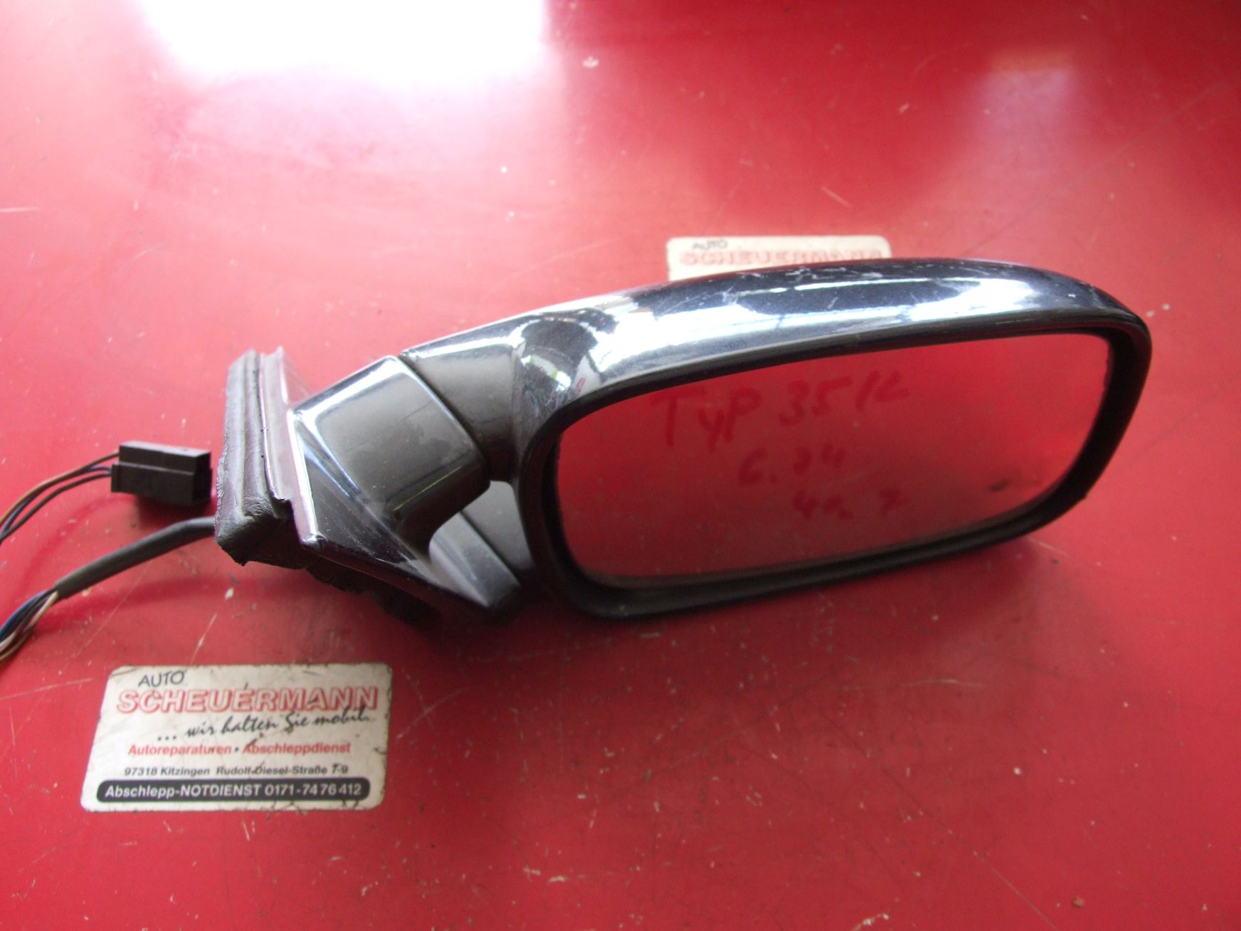 Aussenspiegel aus VW Typ 35/2 VAG / 357857502H (gebraucht)