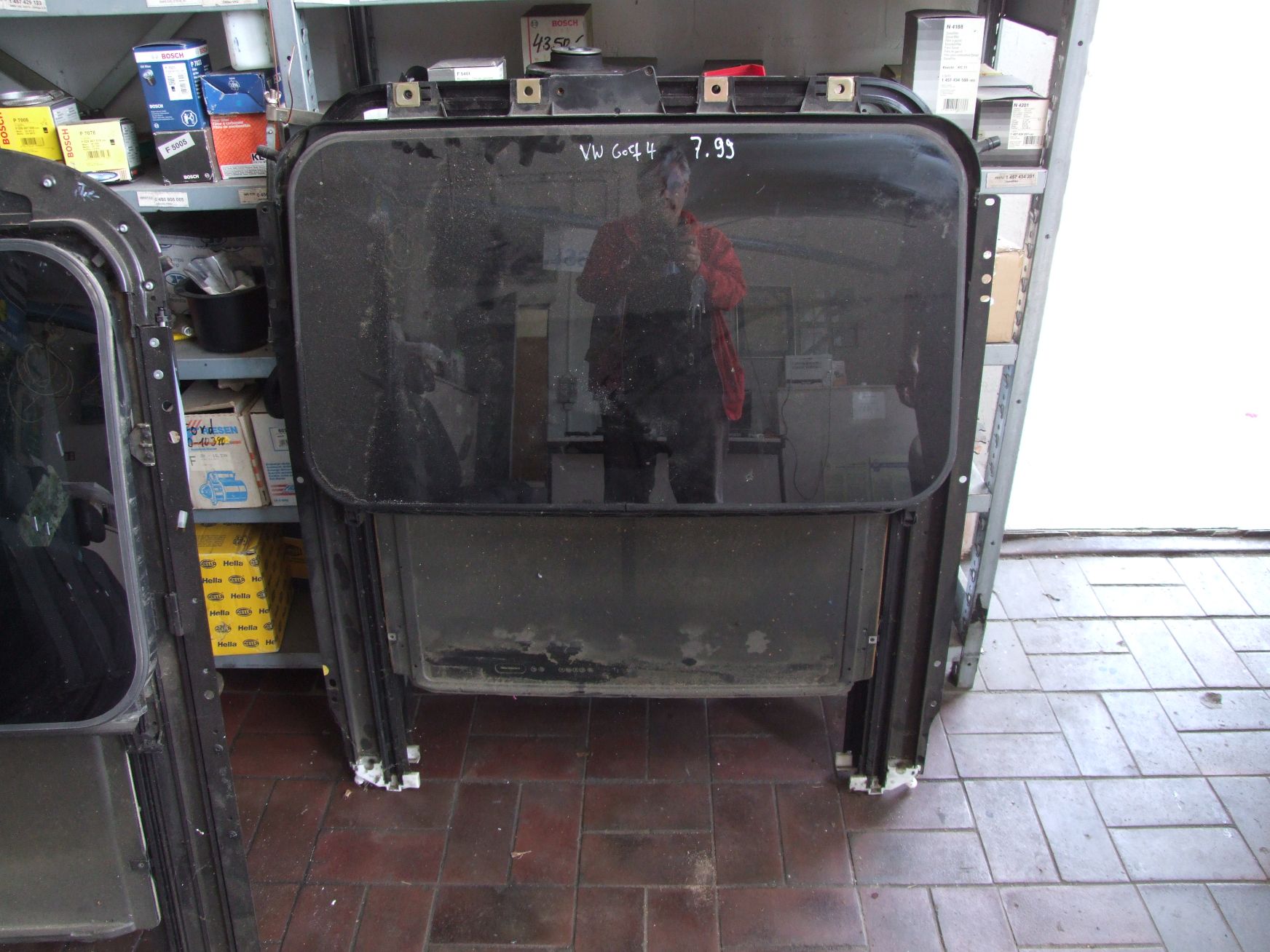 Schiebedach Kassette aus VW Golf 4 / 847856913 (gebraucht)