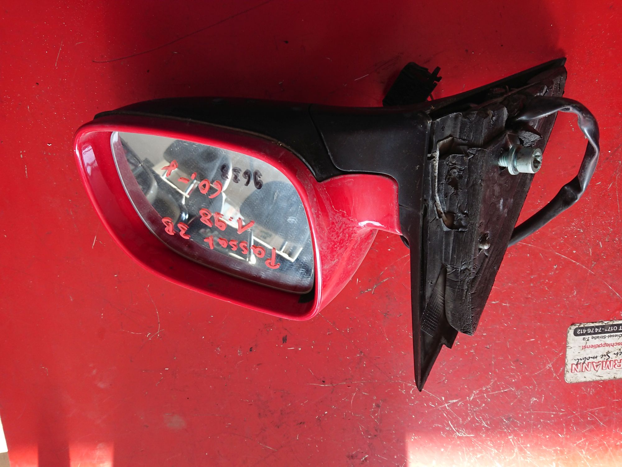 Aussenspiegel aus VW Passat 3B VAG / 3B1857508F (gebraucht)