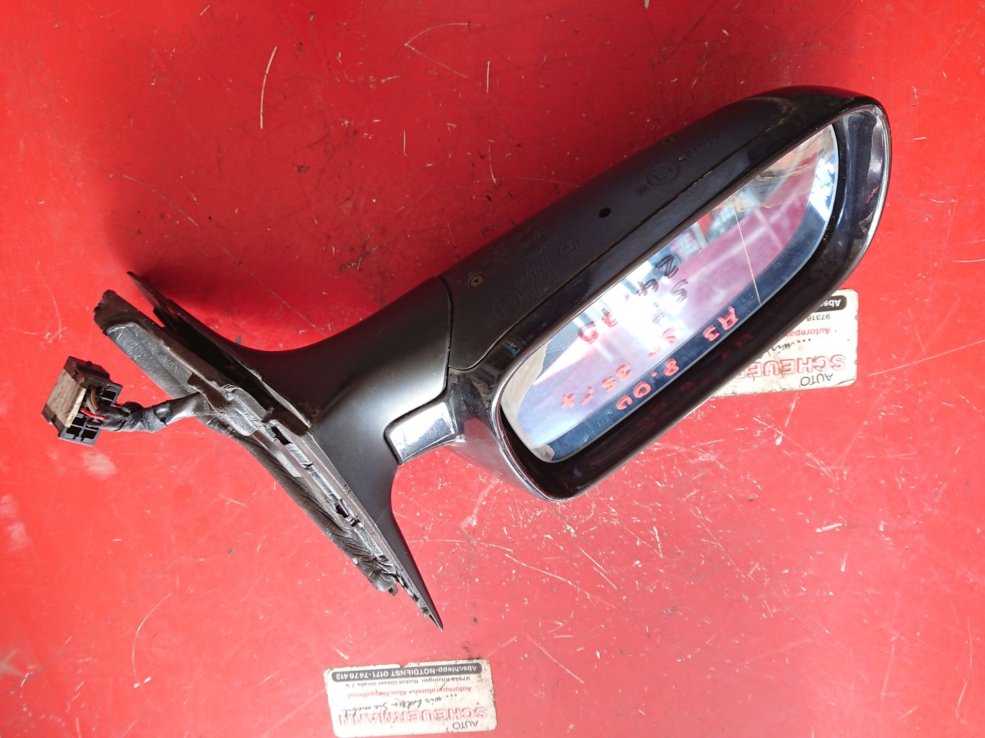 Aussenspiegel aus Audi A3 VAG 8D0857507GRU / 8D0857507 (gebraucht)