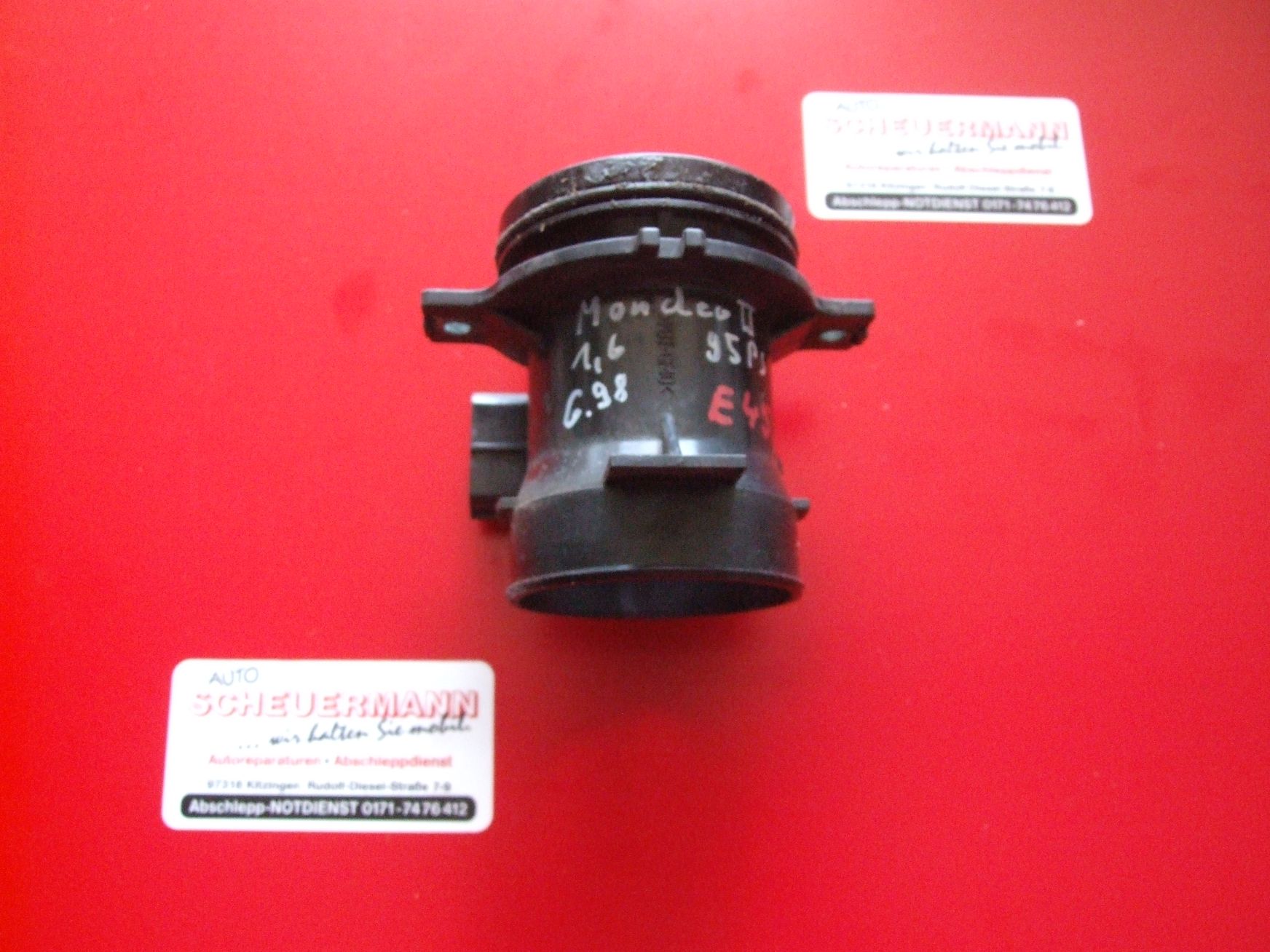 Luftmassenmesser aus Ford Mondeo II Kombi / 98AB12B579B1B (gebraucht)