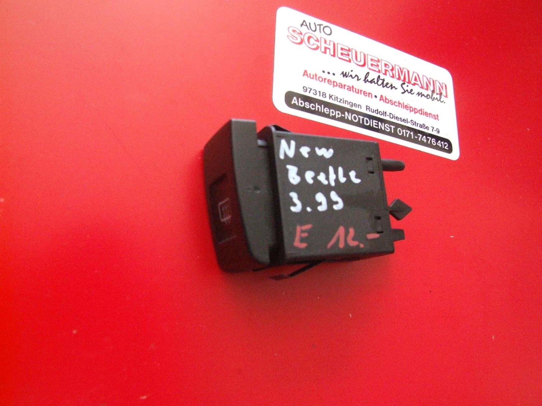 Schalter Heckscheibe aus VW New Beetle / 1C0959621 (gebraucht)