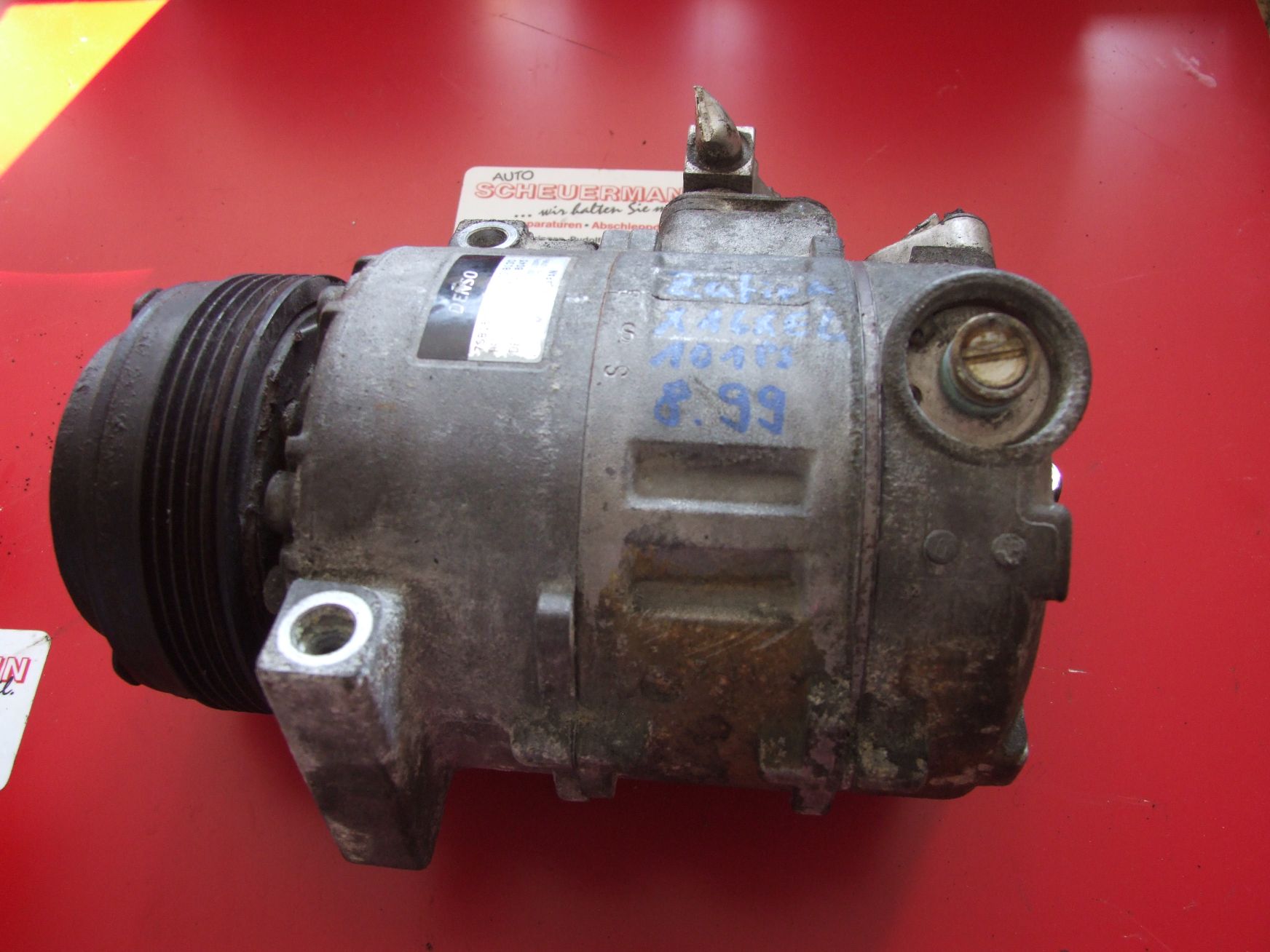 Klimakompressor aus Opel Zafira Denso / 4472208130 (gebraucht)