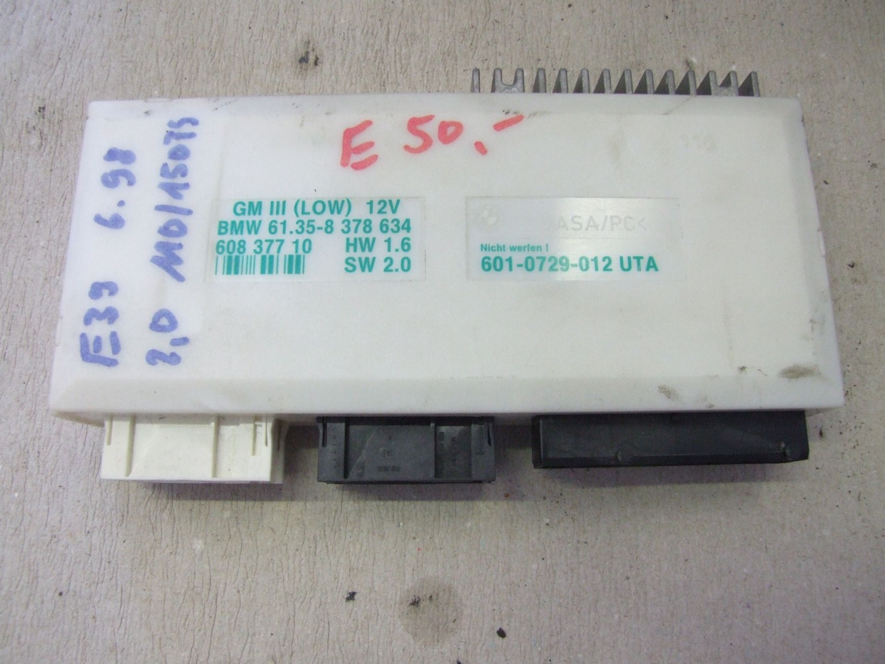 Grundmodul aus BMW E39 / 61358378634 (gebraucht)