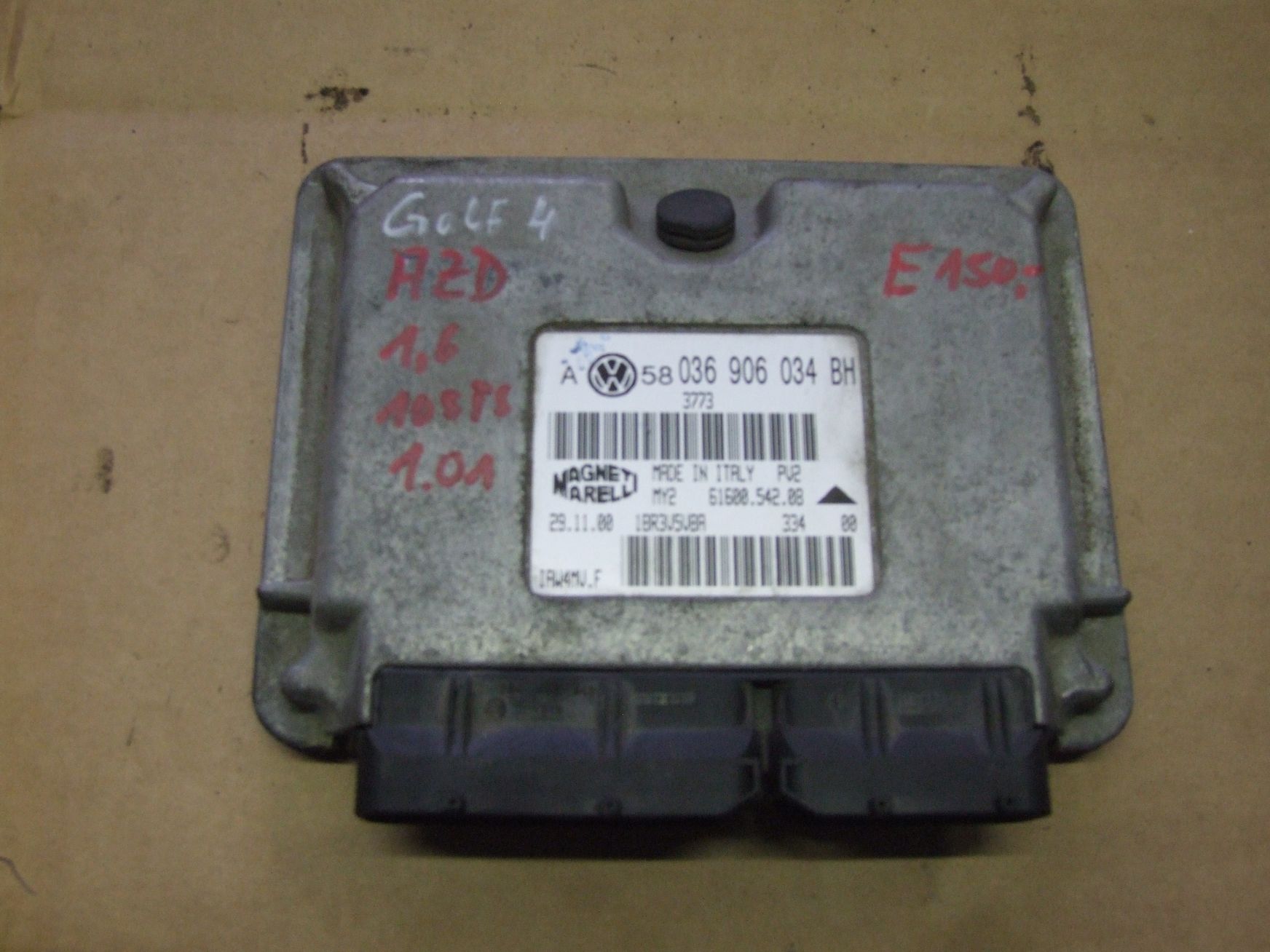 Steuergerät aus VW Golf 4 Kombi Magneti Marelli / 036906034BM (gebraucht)